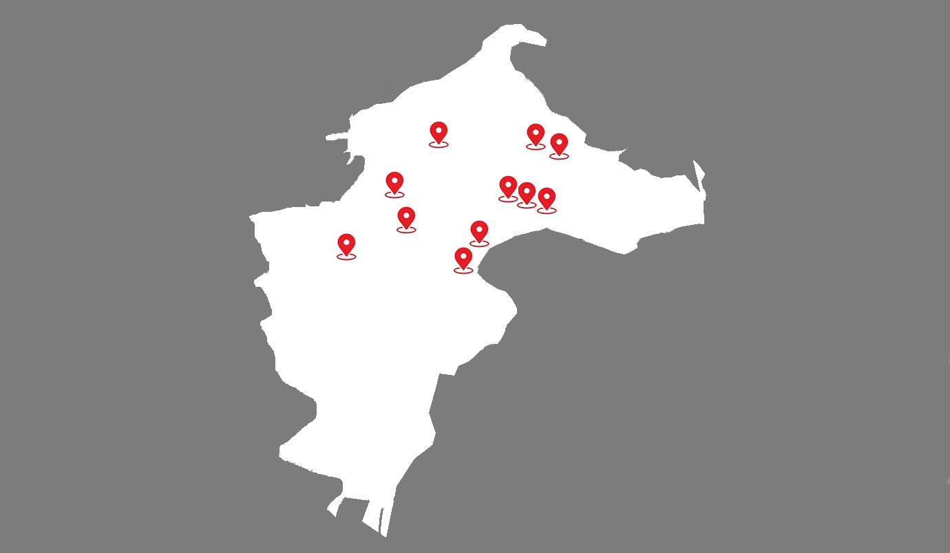 Bolzano free parking map