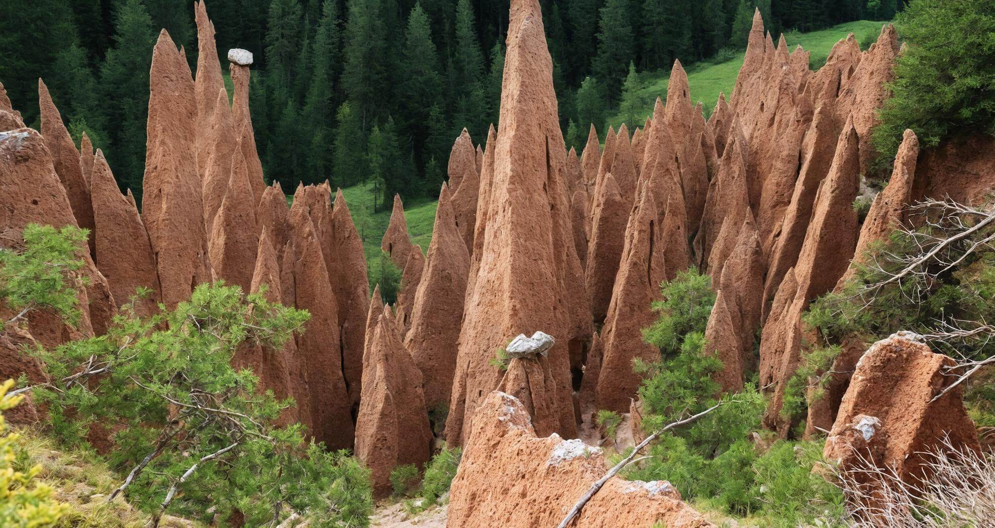 Wie kommt man zu den Erdpyramiden Percha?