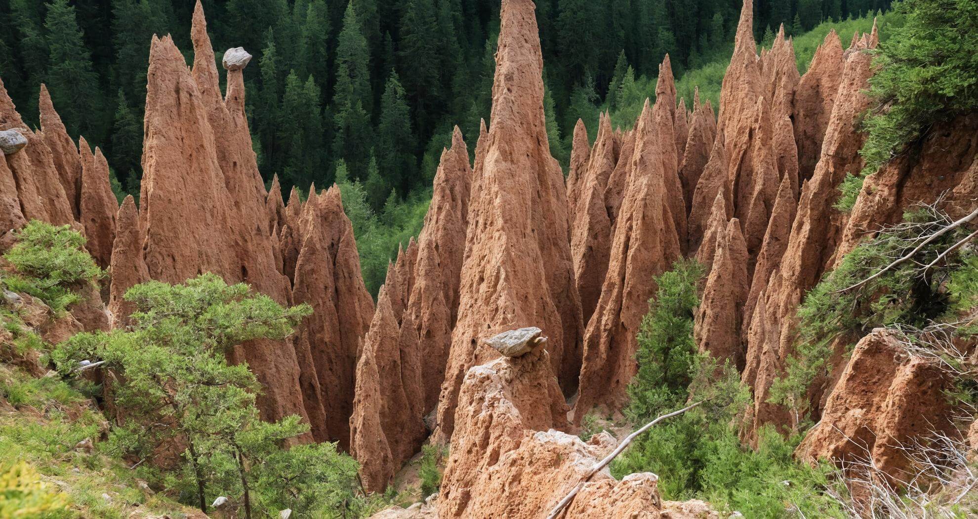 Wo befinden sich die Erdpyramiden am Ritten in Südtirol?